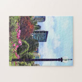 Boston MA - Boston Common en skyline Legpuzzel (Horizontaal)