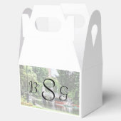 Boston MA - Boston Public Garden Bridge Bedankdoosjes (Geopend)