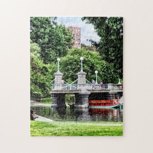 Boston MA - Boston Public Garden Bridge Legpuzzel (Verticaal)