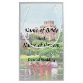 Boston MA - Boston Public Garden Weddenschappen Klein Cadeauzakje (Achterkant)