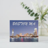 BOSTON MA BRIEFKAART (Staand voorkant)