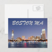 BOSTON MA BRIEFKAART (Voorkant / Achterkant)
