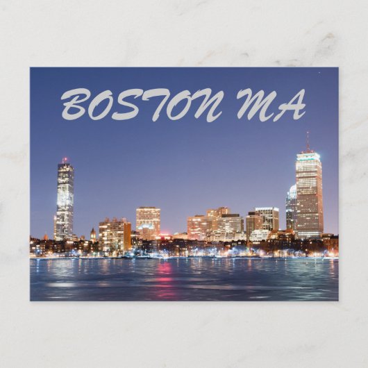 BOSTON MA BRIEFKAART (Voorkant)