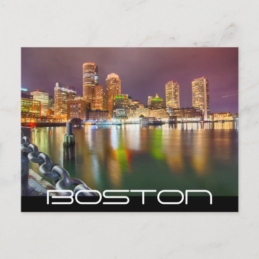 BOSTON MA BRIEFKAART (Voorkant)