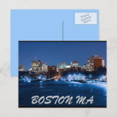 BOSTON MA BRIEFKAART (Voorkant / Achterkant)