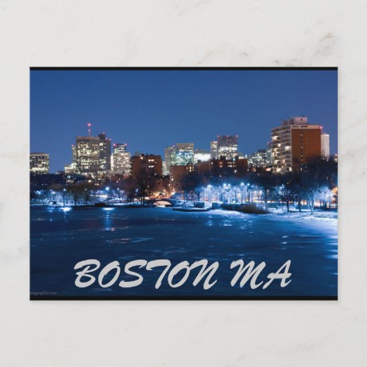 BOSTON MA BRIEFKAART (Voorkant)