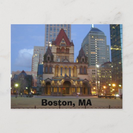 Boston, MA Briefkaart (Voorkant)