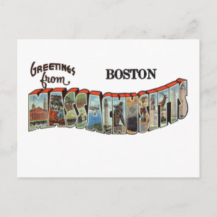 Boston MA Briefkaart