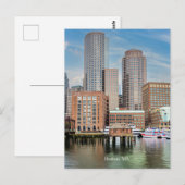 Boston, MA cityscape-foto Briefkaart (Voorkant / Achterkant)