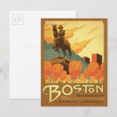 Boston, MA - De geboorte van onze democratie Briefkaart (Voorkant / Achterkant)