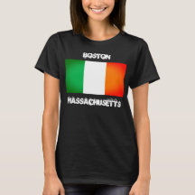 Boston MA Iers erfgoed T-shirt – Ierse vlag