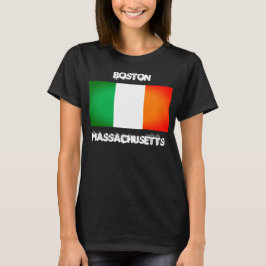 Boston MA Iers erfgoed T-shirt – Ierse vlag