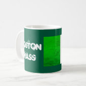 Boston MA Ierse vlag – Heritage Tea Koffiemok (Voorkant links)