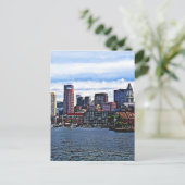 Boston MA - Inner Harbor Briefkaart (Staand voorkant)