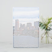 Boston MA - Inner Harbor Briefpapier (Staand voorkant)