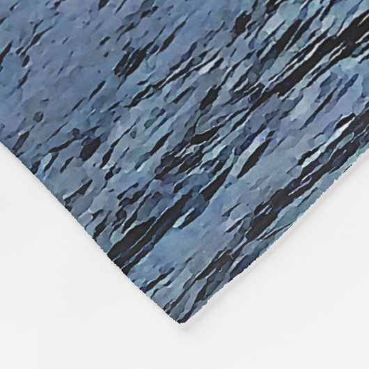 Boston MA - Inner Harbor Fleece Deken (Hoek)