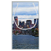 Boston MA - Inner Harbor Klein Cadeauzakje (Achterkant)