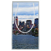 Boston MA - Inner Harbor Klein Cadeauzakje (Voorkant)