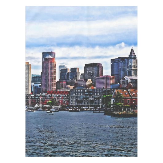 Boston MA - Inner Harbor Tafelkleed (Voorkant)