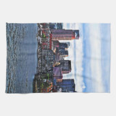 Boston MA - Inner Harbor Theedoek (Horizontaal)