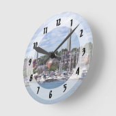 Boston MA - Jachthaven met Bunker Hill Monument Ronde Klok (Hoek)