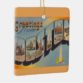 Boston MA Keramisch Ornament (Rechts)