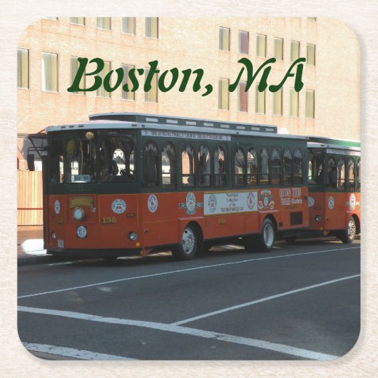 Boston, MA Onderzetter (Voorkant)