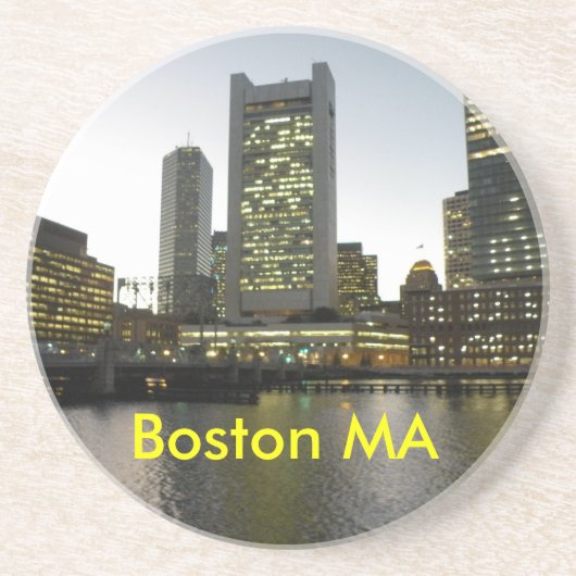 Boston MA Onderzetter (Voorkant)