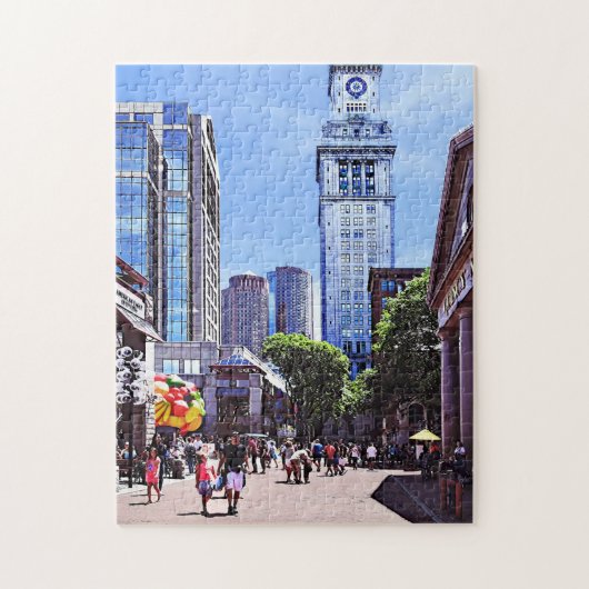 Boston MA - Quincy Market Legpuzzel (Verticaal)