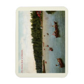 Boston MA, The Charles River aan Riverside,  Magneet (Verticaal)