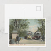 Boston MA, toegang tot de metro 1906 Briefkaart (Voorkant / Achterkant)