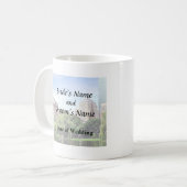 Boston MA - Uitzicht vanaf Boston Public Garden Koffiemok (Voorkant links)