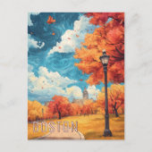 Boston MA USA Reizen Briefkaart (Voorkant)