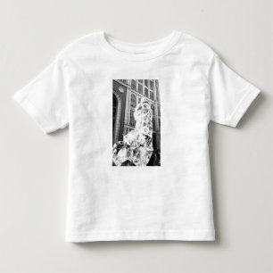 Boston, MA USA, Runner in Foil Boston Marathon Kinder Shirts