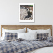 Boston maakt plaats voor eendjes canvas afdruk (Insitu (Slaapkamer))