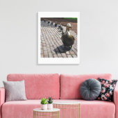 Boston maakt plaats voor eendjes canvas afdruk (Insitu (Woonkamer))