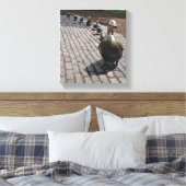 Boston maakt plaats voor eendjes canvas afdruk (Insitu (Slaapkamer))