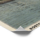 Boston, MABoston Lighthouse bij Boston Harbour Poster (Hoek)