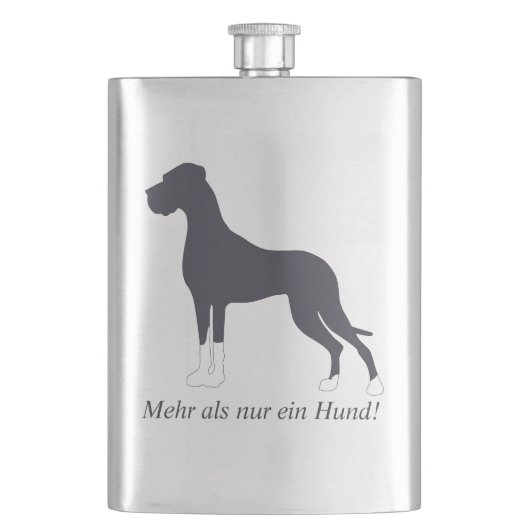 Boston Mantel Great Dane Heupfles (Voorkant)