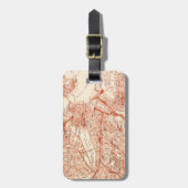 Boston  Map Bagagelabel (Voorkant verticaal)