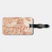Boston  Map Bagagelabel (Achterkant horizontaal)