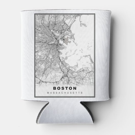 Boston Map Blikjeskoeler (Voorkant)