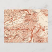 Boston Map Briefkaart (Voorkant)