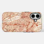 Boston Map Case-Mate iPhone Case (Achterkant (horizontaal))