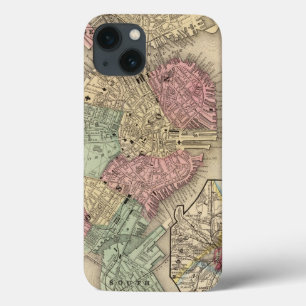 Boston Map door Mitchell Case-Mate iPhone Case