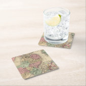 Boston Map door Mitchell Kartonnen Onderzetters (Insitu)