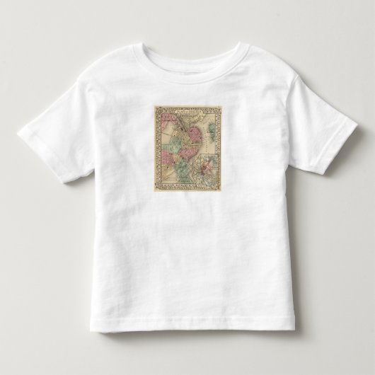 Boston Map door Mitchell Kinder Shirts (Voorkant)