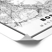 Boston Map Poster (Hoek)