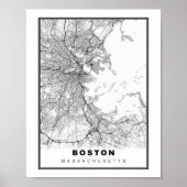 Boston Map Poster (Voorkant)
