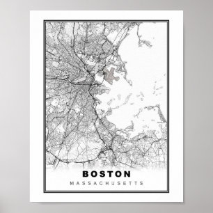 Boston Map Poster